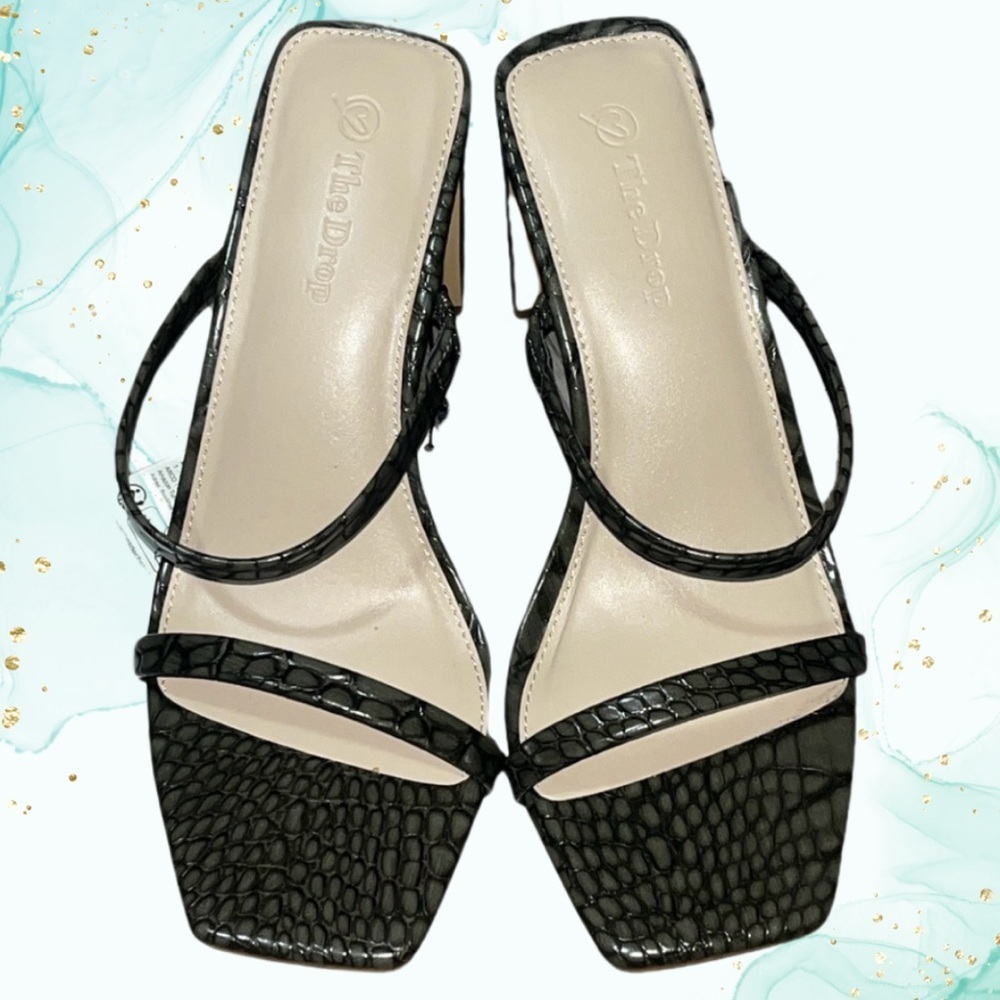 The Drop Avery Capers Sandal Heels, NWT, Size 6